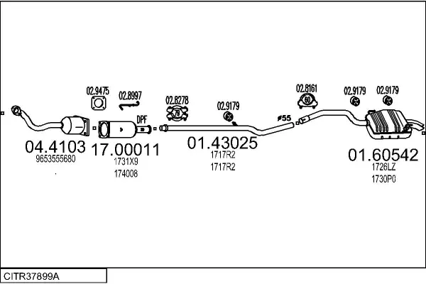 Изпускателна система MTS                 