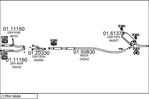 Изпускателна система MTS                 