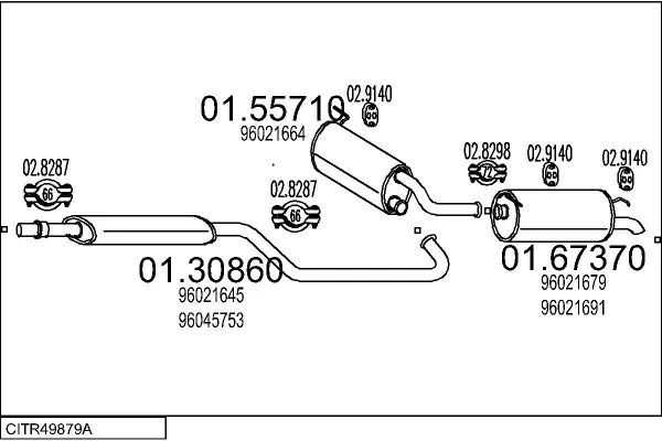 Изпускателна система MTS                 
