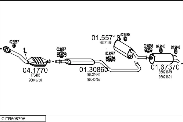 Изпускателна система MTS                 