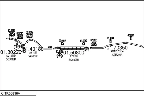 Изпускателна система MTS                 
