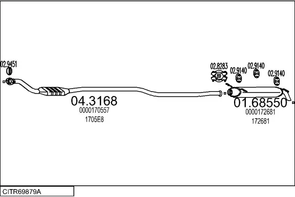 Изпускателна система MTS                 