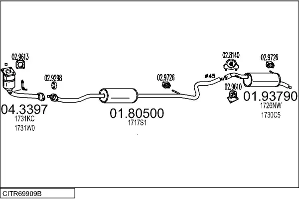 Изпускателна система MTS                 