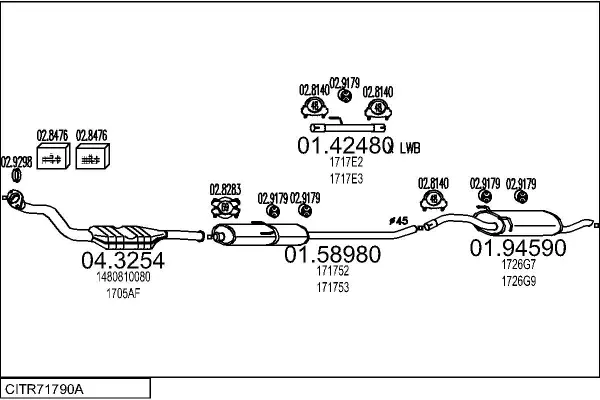 Изпускателна система MTS                 