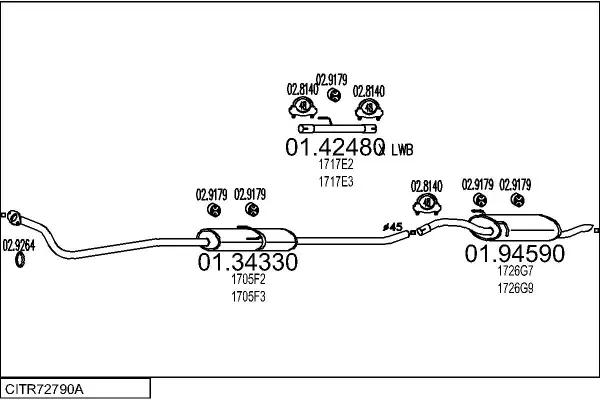 Изпускателна система MTS                 