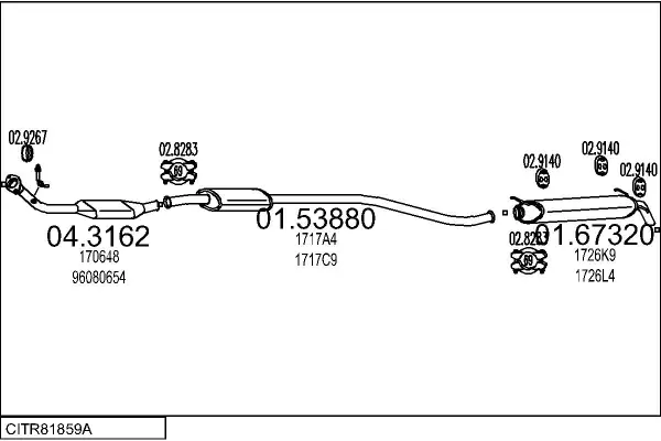 Изпускателна система MTS                 