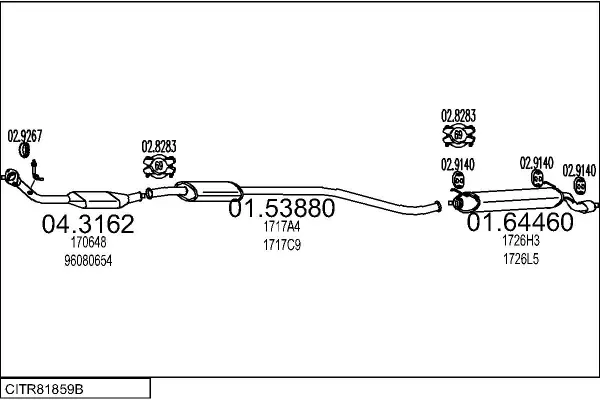 Изпускателна система MTS                 