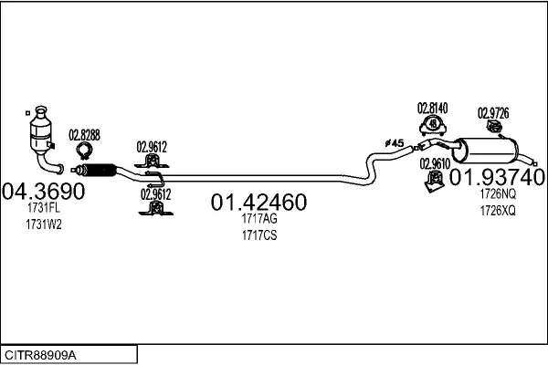 Изпускателна система MTS                 