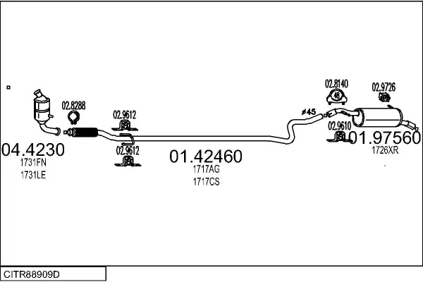 Изпускателна система MTS                 