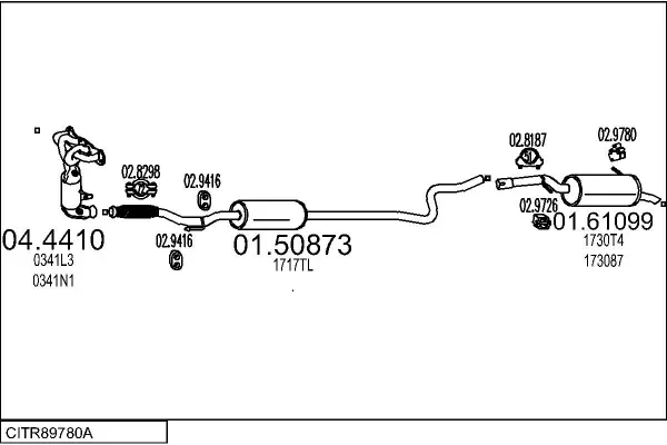 Изпускателна система MTS                 