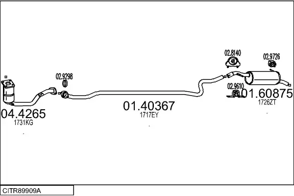 Изпускателна система MTS                 