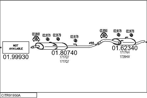 Изпускателна система MTS                 
