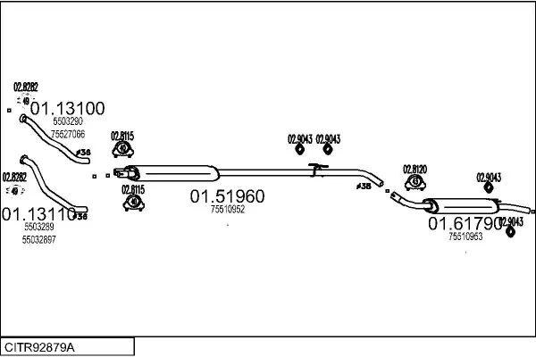 Изпускателна система MTS                 