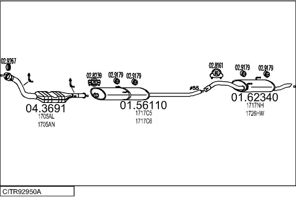 Изпускателна система MTS                 