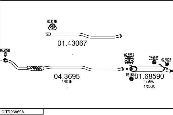 Изпускателна система MTS                 