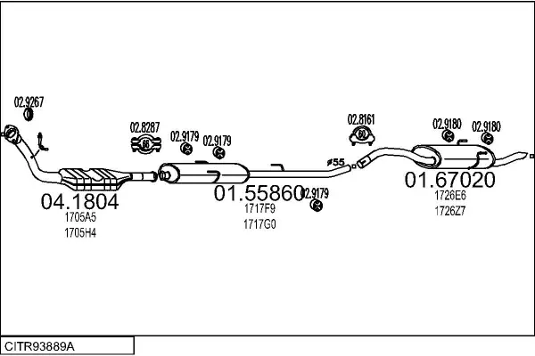 Изпускателна система MTS                 