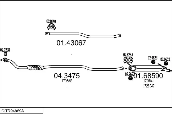 Изпускателна система MTS                 
