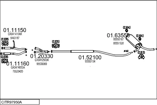 Изпускателна система MTS                 