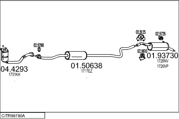 Изпускателна система MTS                 
