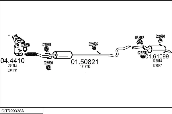 Изпускателна система MTS                 