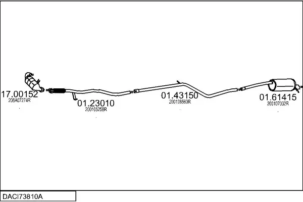 Изпускателна система MTS                 