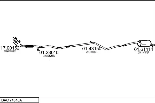 Изпускателна система MTS                 