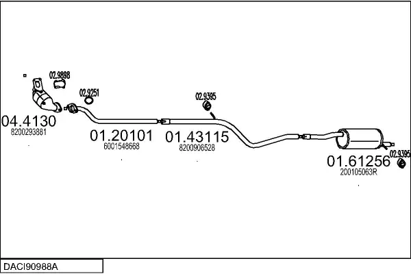 Изпускателна система MTS                 