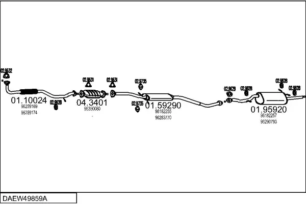 Изпускателна система MTS                 