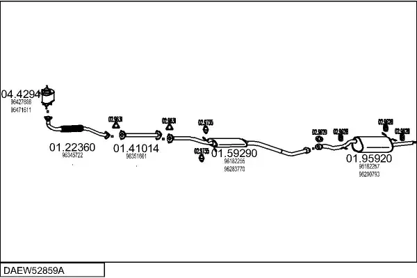 Изпускателна система MTS                 