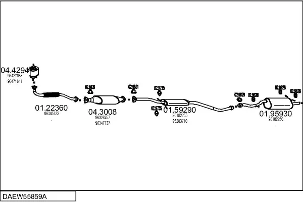 Изпускателна система MTS                 