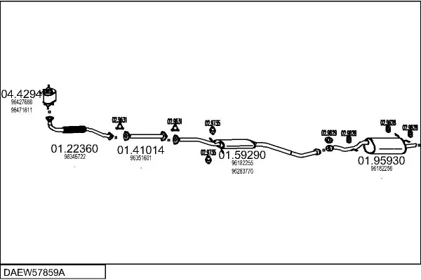 Изпускателна система MTS                 