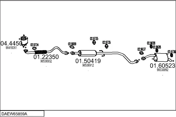 Изпускателна система MTS                 