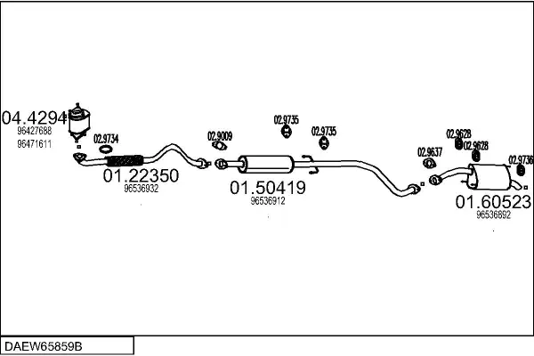 Изпускателна система MTS                 