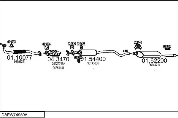Изпускателна система MTS                 