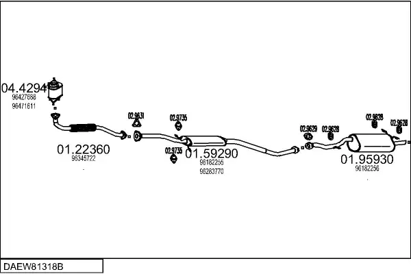 Изпускателна система MTS                 