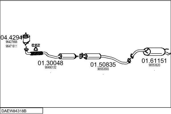 Изпускателна система MTS                 