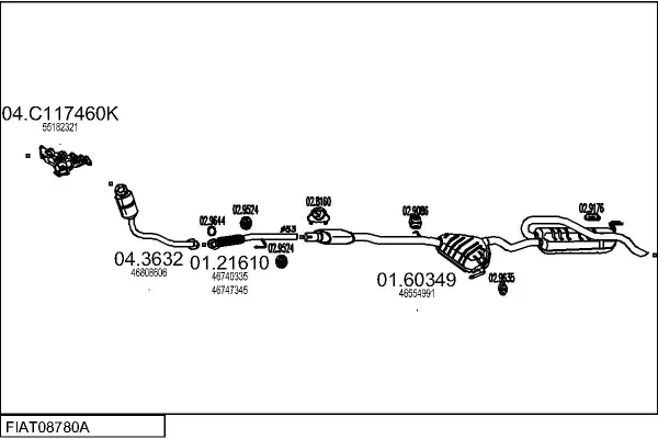 Изпускателна система MTS                 