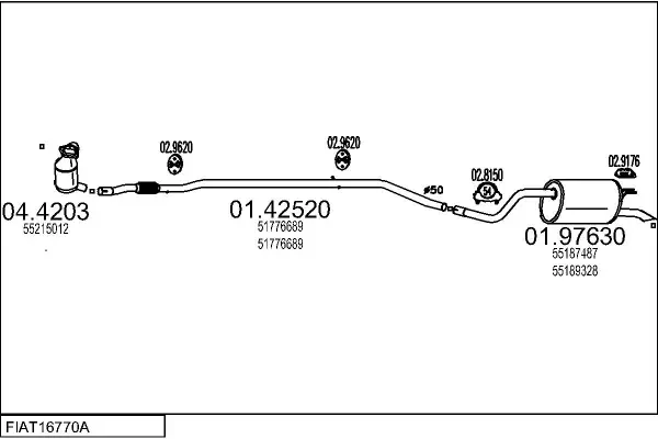 Изпускателна система MTS                 