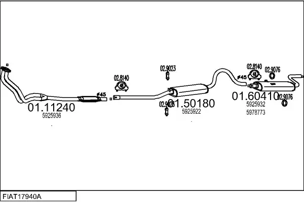 Изпускателна система MTS                 
