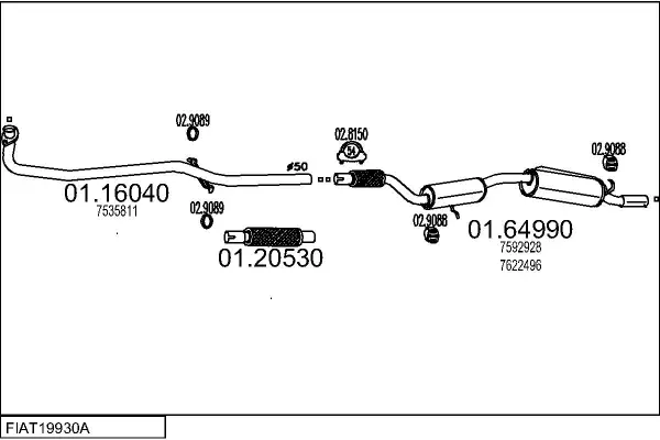 Изпускателна система MTS                 