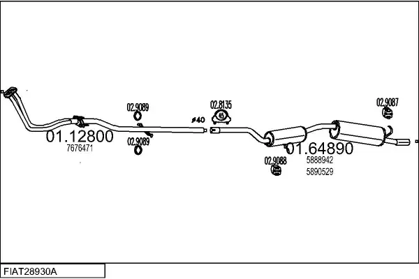 Изпускателна система MTS                 