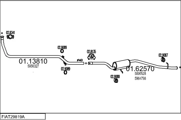 Изпускателна система MTS                 