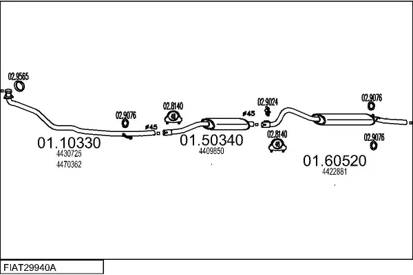 Изпускателна система MTS                 