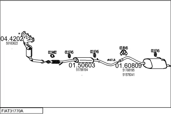 Изпускателна система MTS                 