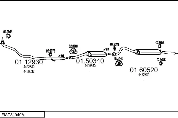 Изпускателна система MTS                 