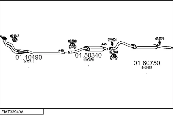 Изпускателна система MTS                 
