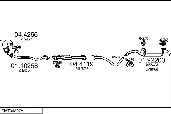 Изпускателна система MTS                 