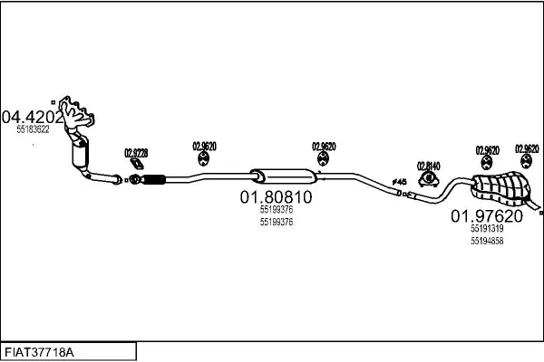Изпускателна система MTS                 