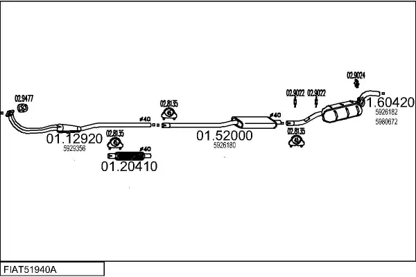 Изпускателна система MTS                 