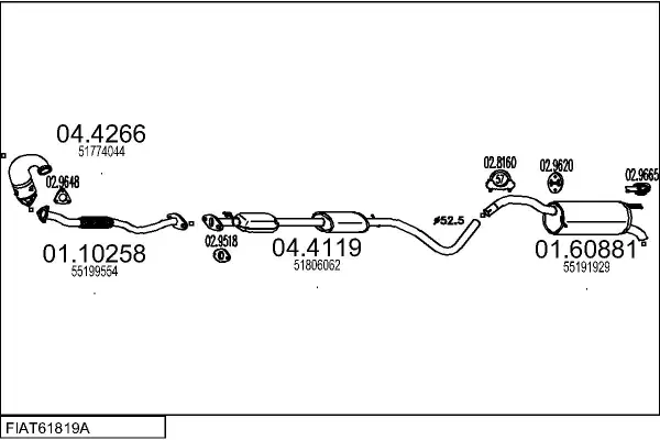 Изпускателна система MTS                 